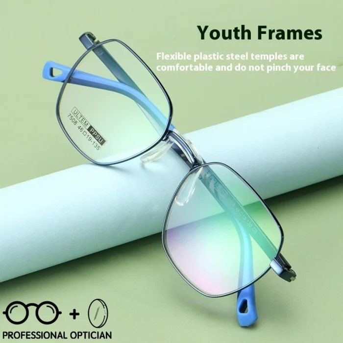 Comfortable Big Kids Frames Boys Girls Students Myopia Blue Light Glasses Child Optical Prescription Progressive نظارات طبية - Image 5