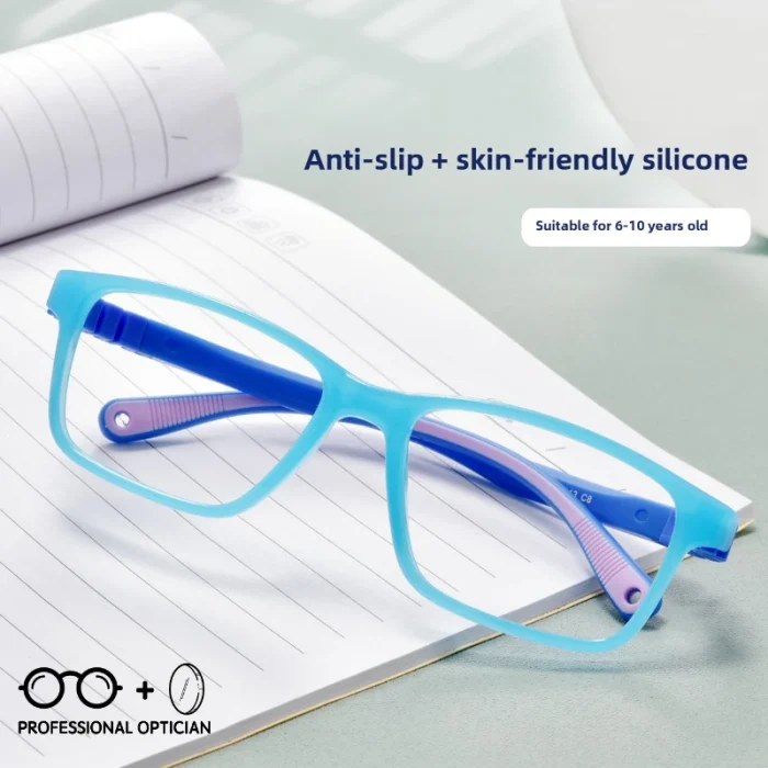 Medical Children's Myopia Control Glasses for Boys and Girls Aged 6-10 with Skin Friendly Anti Slip Silicone Detachable Temples - Image 9