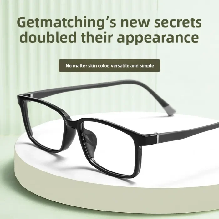 Casual Literary TR90 Square Full Frame Men and Women Myopia Hyperopia Anti Blue Light Prescription Progresivos Optical Glasses - Image 7