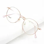 Fashion Retro Style Round Ultra-light Pure Titanium Full Small Blue Light Prescription Glasses Women Oculos De Grau Feminino - Image 10