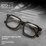 Comfortable Ultra-Light Myopia Blue Light Glasses Men Retro Literature Designer Style Eyewear Prescription Glasses نظارات طبية - Image 5