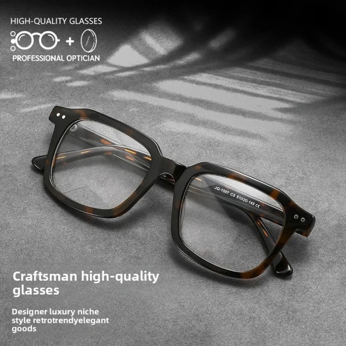 Comfortable Ultra-Light Myopia Blue Light Glasses Men Retro Literature Designer Style Eyewear Prescription Glasses نظارات طبية - Image 5