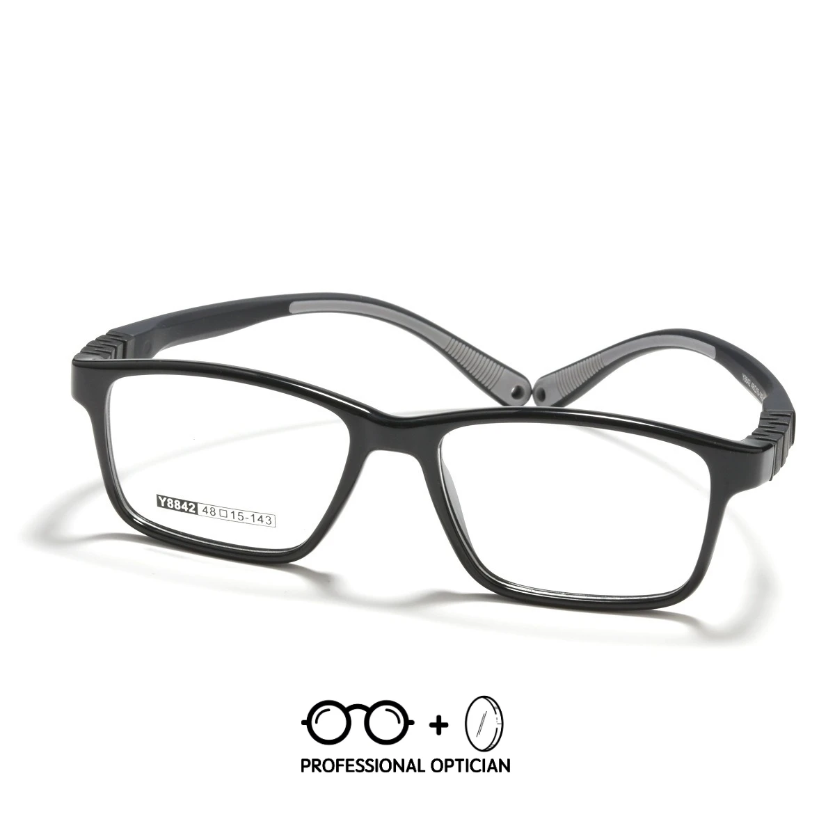 Medical Children's Myopia Control Glasses for Boys and Girls Aged 6-10 with Skin Friendly Anti Slip Silicone Detachable Temples