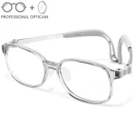 Screwless Safe Sports Adjustable Junior Myopia Control Children’s Blue Light Glasses Men Optical Prescription Progressive - Image 3