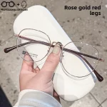 Fashion Ultralight Retro Round Frame Japanese Style Myopia Hyperopia Astigmatism Anti Blue Light Prescription Optical Glasses - Image 4