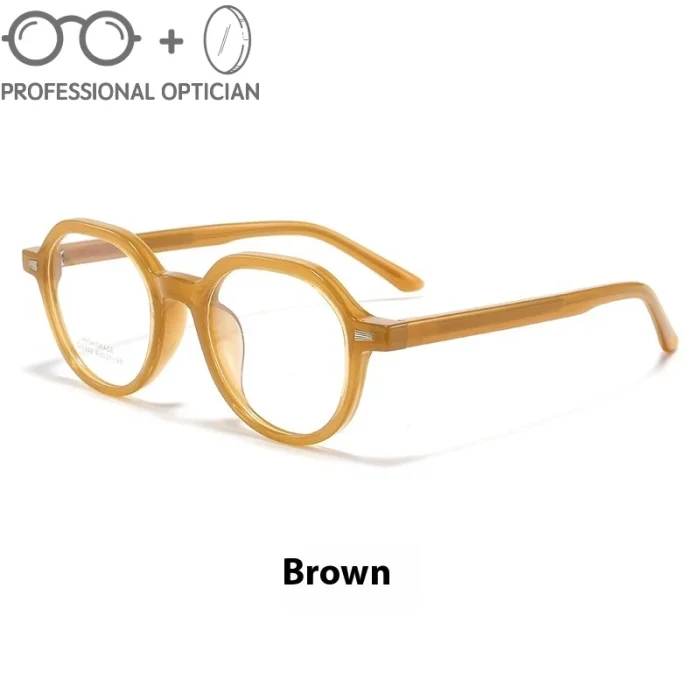 Vintage Quality Black Acetate Small Frame Myopia Eyeglasses Okulary Korekcyjne Damskie Na Receptę Prescription Glasses Women - Image 3