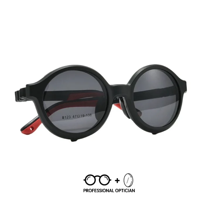 Student Sunglasses Professional Grade Myopia Prevention Control Eyeglass Anti UV Polarized Detachable Clip on Glasses - Image 2