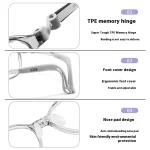 Screwless Safe Sports Adjustable Junior Myopia Control Children’s Blue Light Glasses Men Optical Prescription Progressive - Image 12