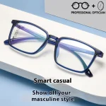 Ultra-light TR90 New Stylish Square Frames Unisex Myopia Blue Light Glasses Men Optical Prescription Progressive نظارات طبية - Image 6