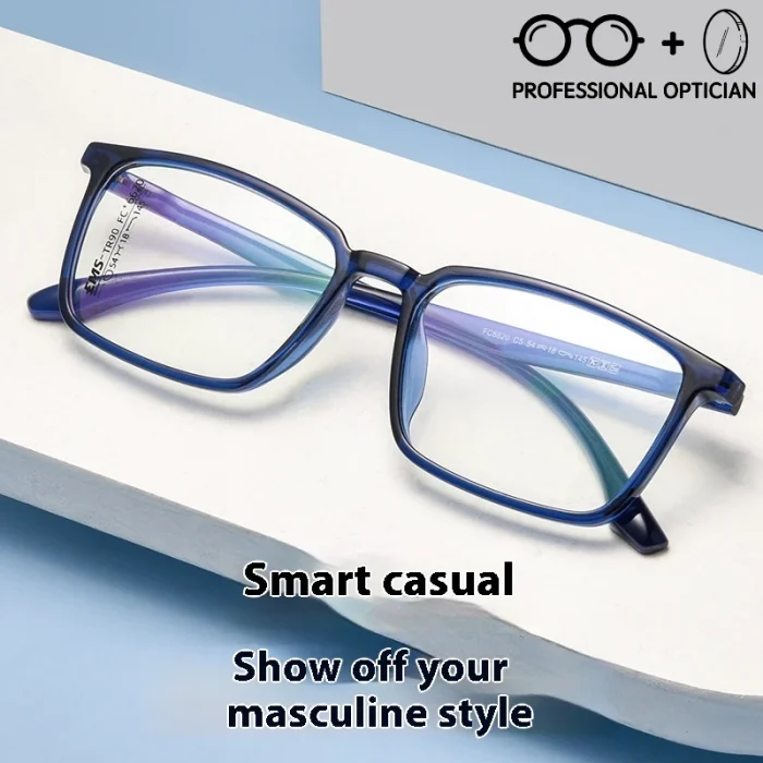 Ultra-light TR90 New Stylish Square Frames Unisex Myopia Blue Light Glasses Men Optical Prescription Progressive نظارات طبية - Image 6