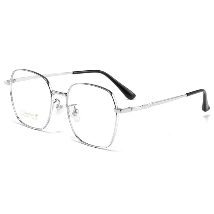 Trendy Fashionable New Vintage Irregular Polygon Large Frame Blue Light Myopia Glasses Men Optical Prescription Progressive - Image 9