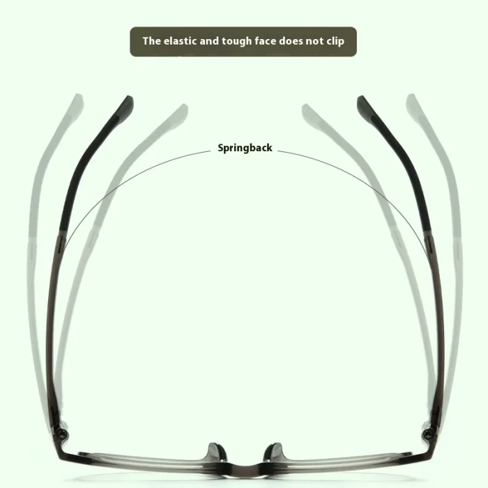 Ultra Light TR90 Literary Retro Round Frame Plain Myopia Hyperopia Astigmatism Anti Blue Light Prescription Optical Glasses - Image 9