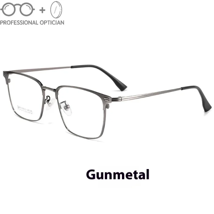 Ultra Light Business Square Black Frame Myopia Hyperopia Astigmatism Anti Blue Light Prescription Progressive Optical Glasses - Image 4