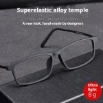 Demagnetized Titanium Prescription Glasses Men Multifocales Progresivos - Full-Rim TR90 Frame, Flexible Design for Narrow Faces - Image 5