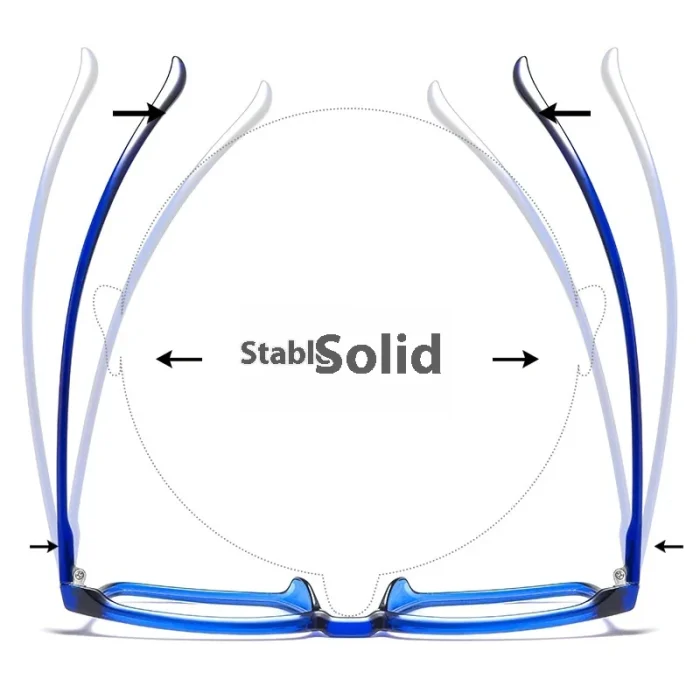 Ultra-light TR90 New Stylish Square Frames Unisex Myopia Blue Light Glasses Men Optical Prescription Progressive نظارات طبية - Image 8