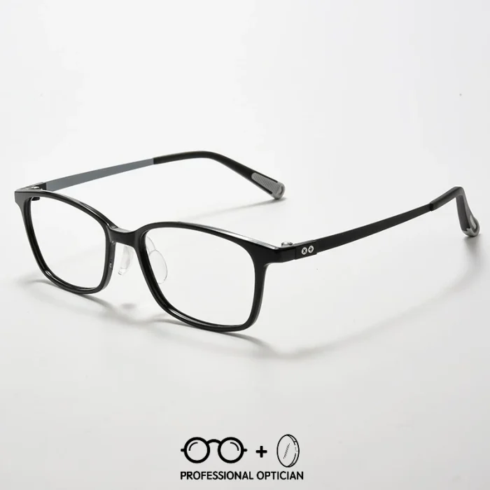 Teenagers Children Students Ultra Light TR + Titanium Myopia Hyperopia Astigmatism Anti Blue Light Optical Glasses - Image 3