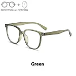 Two-Tone Transparent Black, Slimming Design, Super Light TR90 Glasses Men Optical Prescription Progressive Unisex نظارات طبية - Image 3