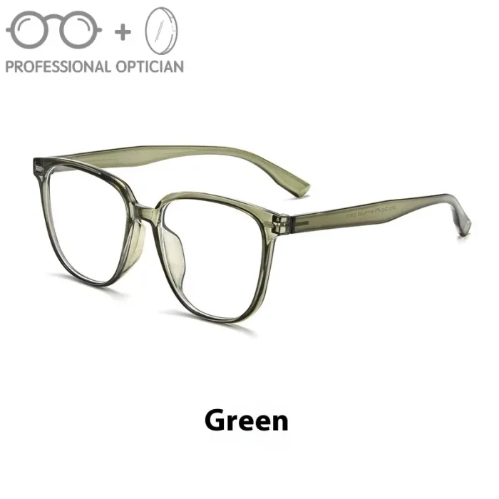 Two-Tone Transparent Black, Slimming Design, Super Light TR90 Glasses Men Optical Prescription Progressive Unisex نظارات طبية - Image 3