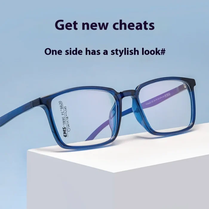 Ultra-light TR90 New Stylish Square Frames Unisex Myopia Blue Light Glasses Men Optical Prescription Progressive نظارات طبية - Image 7